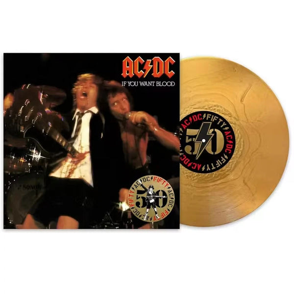 AC/DC - If You Want Blood You've Got It (1978) (50th Anniversary Edition) - New LP Record 2024 Columbia Gold Vinyl - Hard Rock - Shuga Records