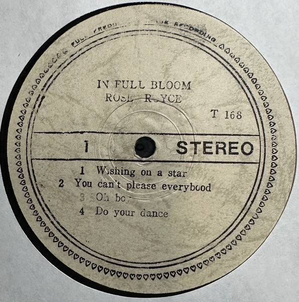 Rose Royce – In Full Bloom - VG+ LP Record 1977 Whitfield South Korea Vinyl - Soul / Disco / Funk - Shuga Records