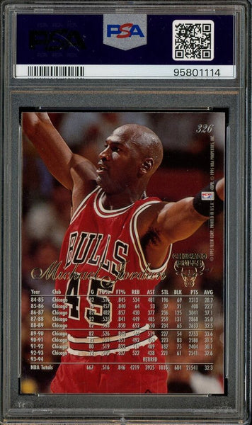 Michael Jordan - 1994 Flair All-Stars Card #326 Chicago Bulls HOF PSA 8 NM-MT - Shuga Records