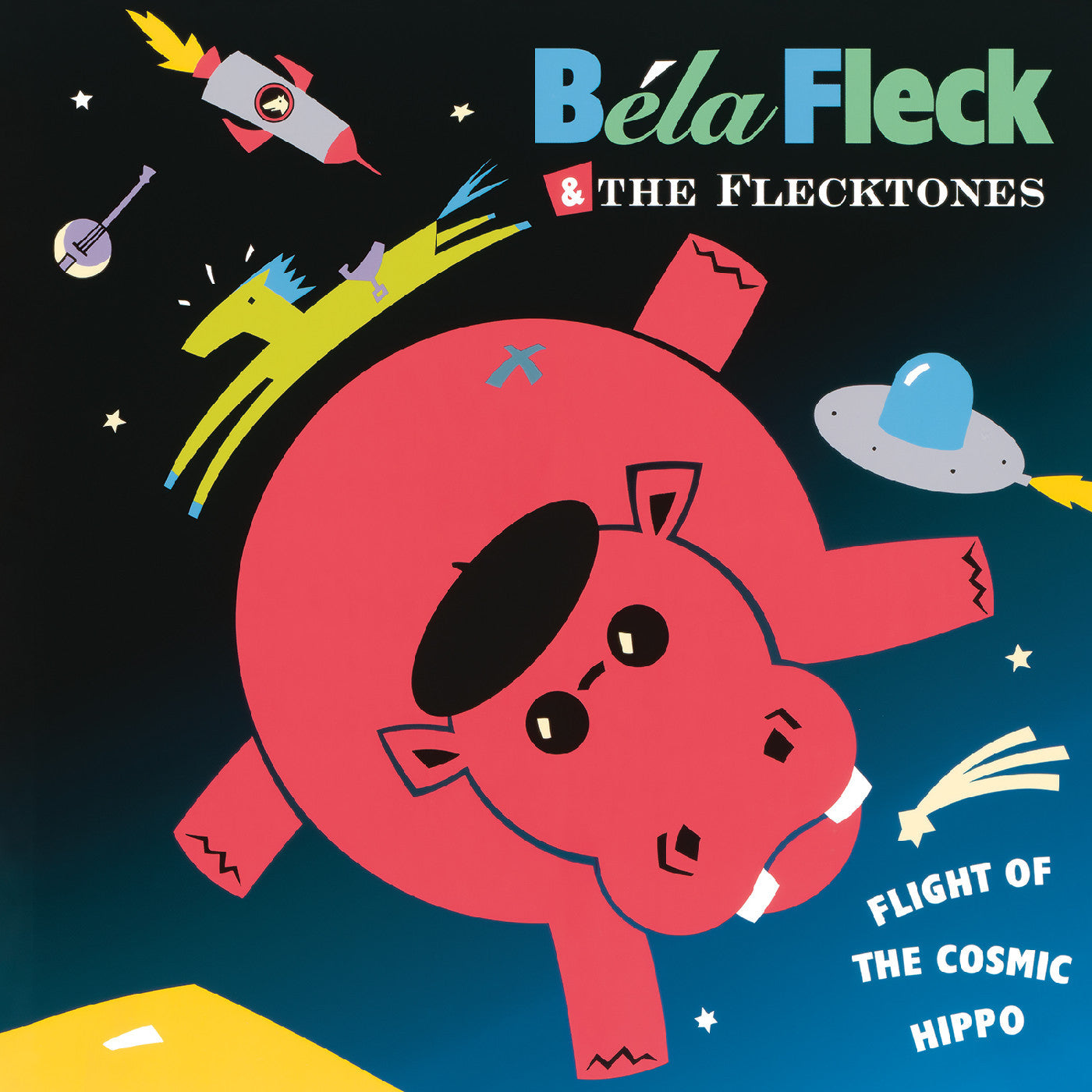Béla Fleck & The Flecktones - Flight of the Cosmic Hippo (1991) - New LP Record 2025 Real Gone Music Cobalt Blue Vinyl - Jazz / Bluegrass - Shuga Records