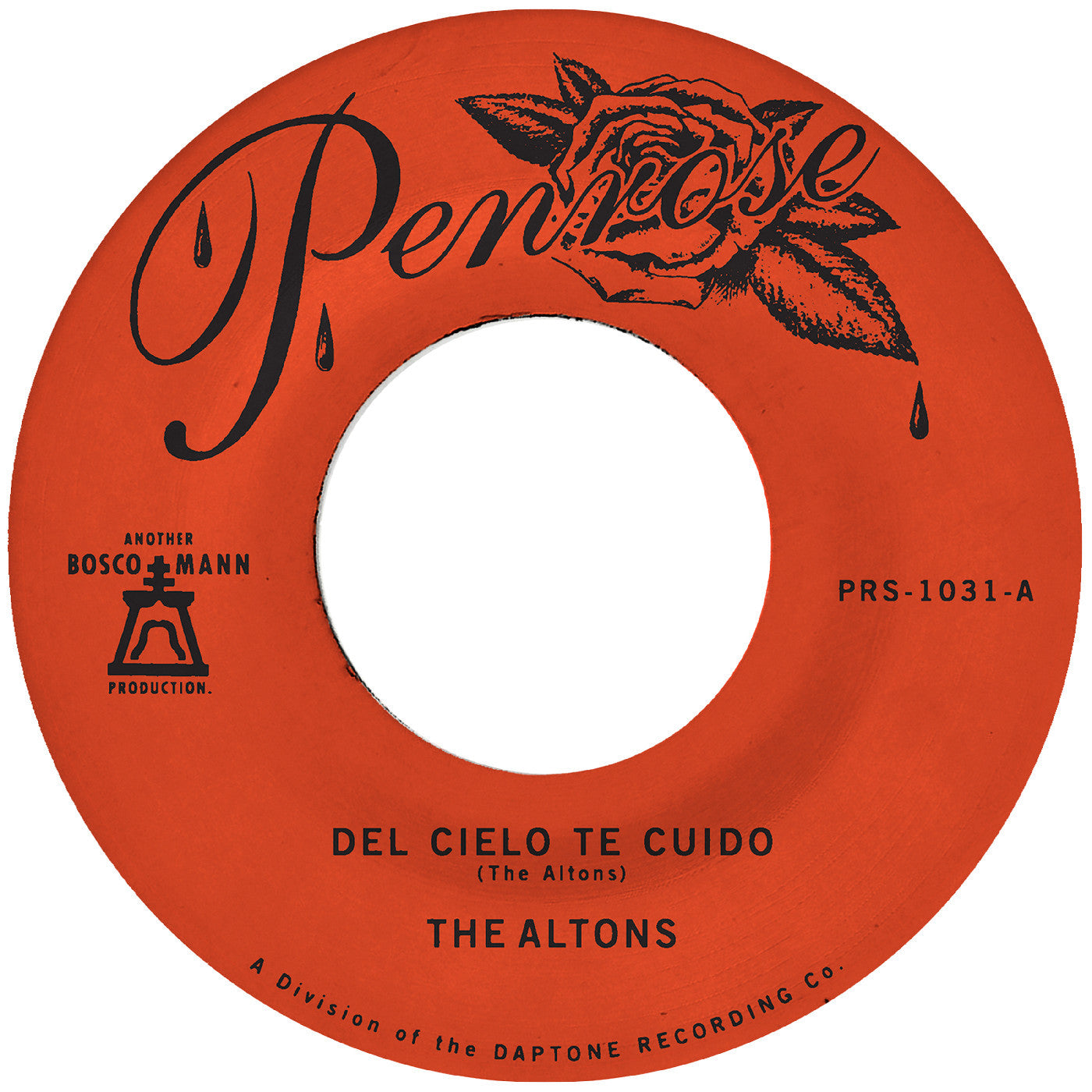 The Altons - Del Cielo Te Cuido / Perdoname - New 7" Single Record 2025 Penrose Vinyl - Soul / Latin - Shuga Records