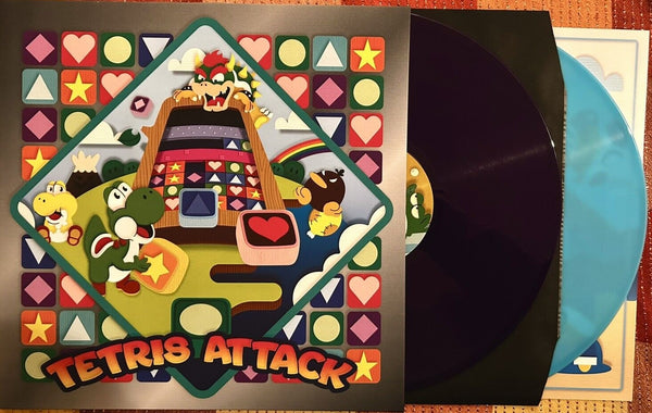 Masaya Kuzume & Yuka Tsujiyoko - SNES Super Nintendo Tetris Attack (1996) - New 2 LP Record 2024 Purple And Blue Vinyl & Insert - Soundtrack / Video Game Music - Shuga Records