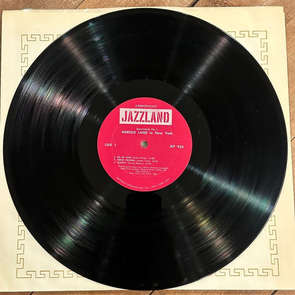 Harold Land With Kenny Dorham – Eastward Ho! Harold Land In New York (1960) - Mint- LP Record 1966 Jazzland USA Stereo Vinyl - Jazz / Hard Bop - Shuga Records