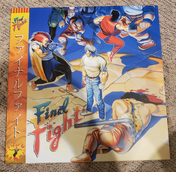 Various - Final Fight Arcade & Super Nintendo SNES OST - Mint- 2 LP Record 2025 Unofficial Blue Vinyl, Insert & Poster - Video Game Soundtrack - Shuga Records