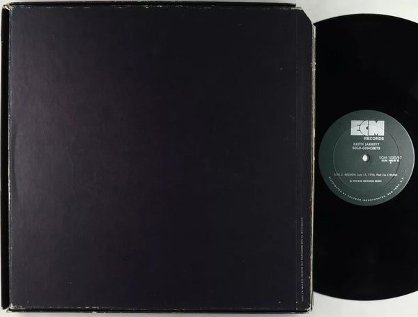 Keith Jarrett - Solo Concerts: Bremen / Lausanne - VG+ 3 LP Record Box Set 1973 ECM USA Vinyl & Booklet - Jazz / Free Improvisation