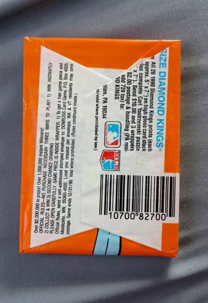 (1) One Pack - New Sealed 1990 DONRUSS MLB Baseball Trading Card Pack - 16 Cards + 3 Puzzle Pieces - Shuga Records