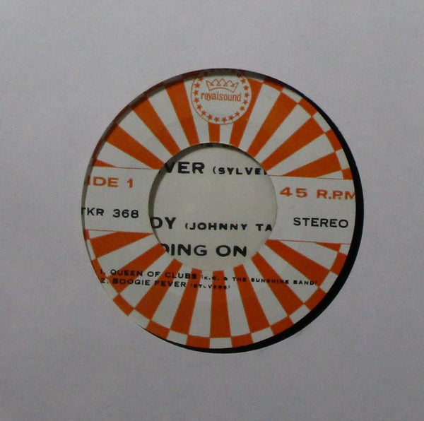 Various - K.C. & The Sunshine Band - Queen Of Clubs / Sylvers - Boogie Fever / Johnny Taylor - Disco Lady / The Temptations - Keep Holding On - VG+ 7" EP Record 1974 Royalsound Thailand RARE Unofficial Vinyl - Disco / Funk / Soul - Shuga Records