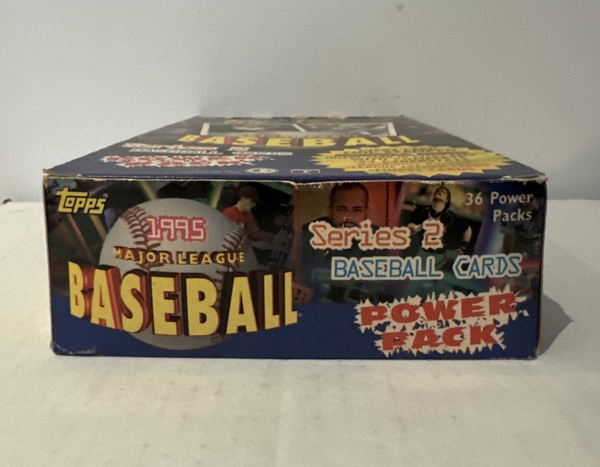 (1) One Pack - New Sealed 1995 TOPPS Series 2 MLB Baseball Trading Card Pack - 13 Cards - Shuga Records