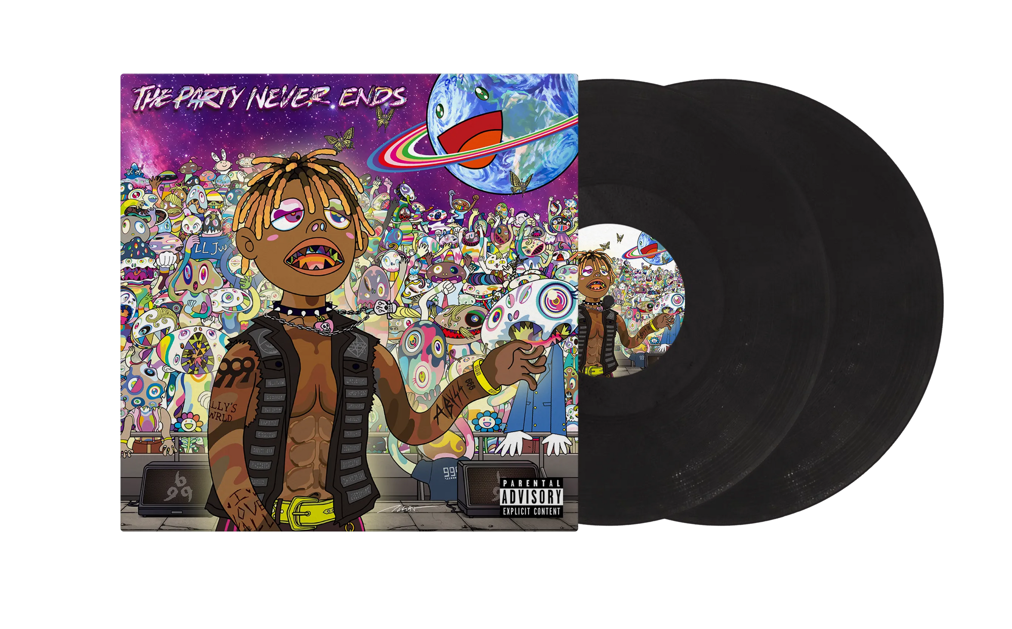 Juice WRLD - The Party Never Ends - New 2 LP Record 2025 Interscope Grade A Productions Vinyl - Hip Hop / Trap / Emo - Shuga Records