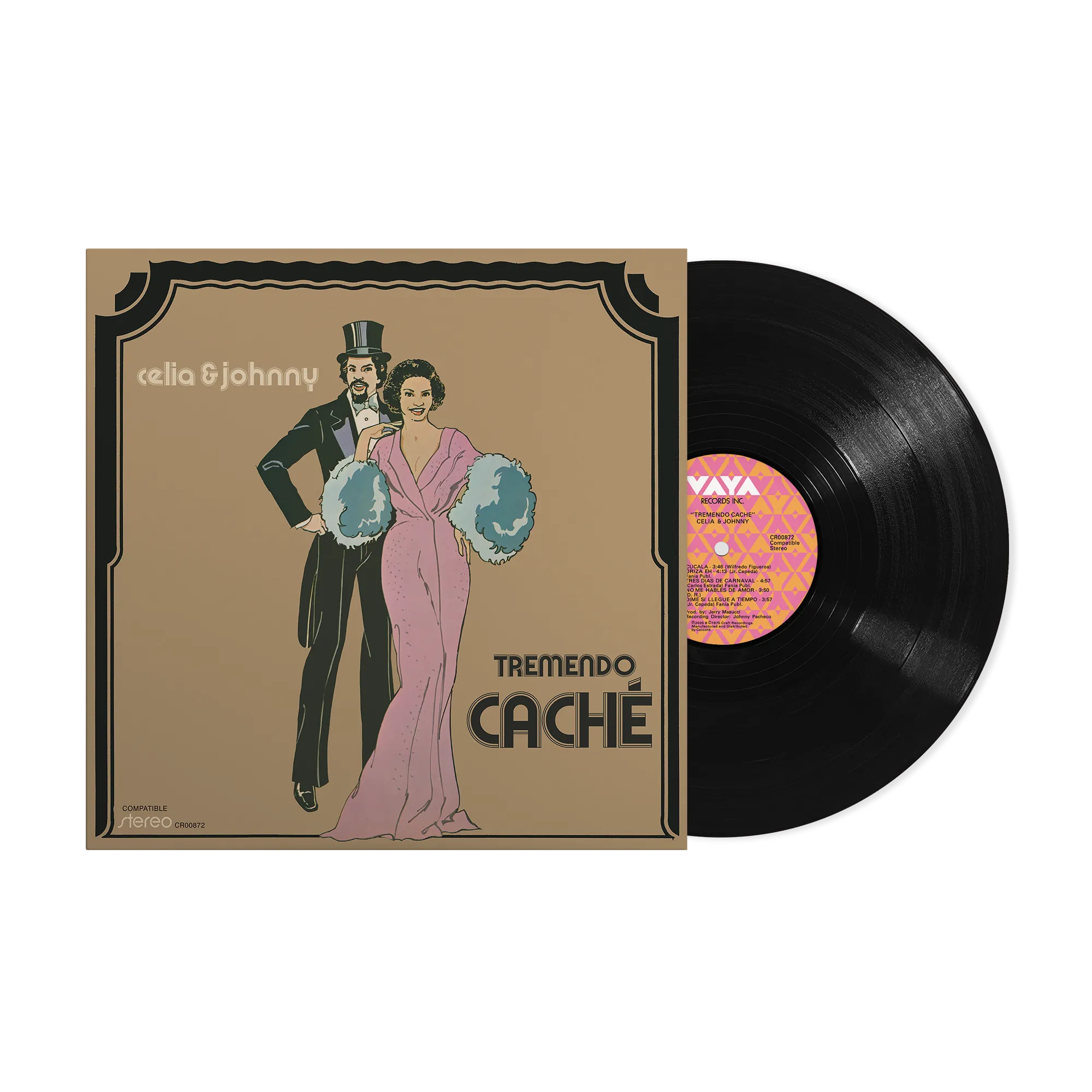 Celia Cruz & Johnny Pacheco - Tremendo Cache (1975) - New LP Record 2025 Craft / Vaya Vinyl - Latin / Guaracha / Merengue / Salsa - Shuga Records