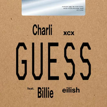 Charli XCX - Guess featuring Billie Eilish - New 7" Single Record Store Day 2025 Atlantic Vinyl - Pop / Hyperpop / Dance-pop - Shuga Records