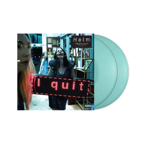 Haim - i quit - New 2 LP Record 2025 Columbia Indie Exclusive Translucent Blue Vinyl - Indie Pop - Shuga Records