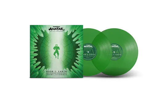Jeremy Zuckerman - Avatar: The Last Airbender - Book 2: Earth (Music From The Animated Series) - New 2 LP Record 2025 Republic Nickelodeon Green Vinyl - Score / Soundtrack - Shuga Records