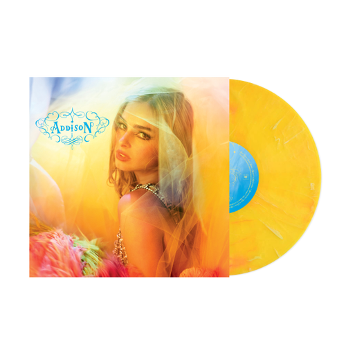 Addison Rae - Addison - New LP Record 2025 Columbia Yellow Marbled Vinyl - Pop / Dance-pop - Shuga Records