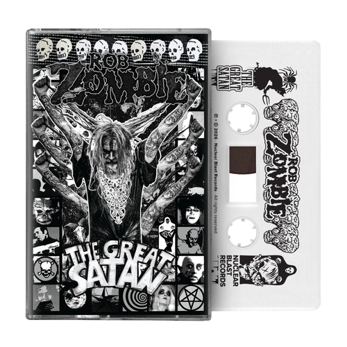 Rob Zombie - The Great Satan - New Cassette 2026 Nuclear Blast Rob Zombie - The Great Satan - New Cassette 2026 Nuclear Blast