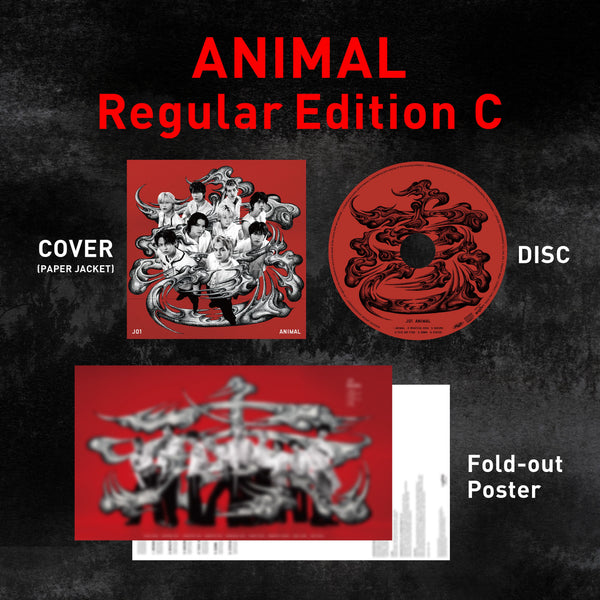 10/05/26 PRE-ORDER Meet & Greet - JO1 - ANIMAL - New 2026 CD REGULAR EDITION C