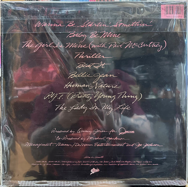 Michael Jackson ‎– Thriller - New LP Record 1982 Epic USA Original Vinyl & Hype Stickers - Pop / Soul / Synth-pop - Shuga Records
