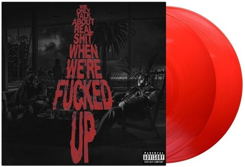 Bas - We Only Talk About Real Shit When We're Fucked Up - New 2 LP Record 2024 Dreamville Red Translucent Vinyl - Hip Hop