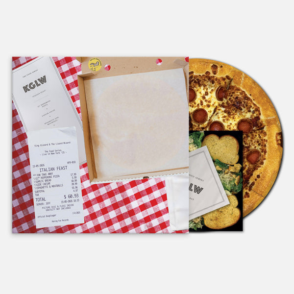 King Gizzard and The Lizard Wizard - Italian Feast - New LP Record 2026 Having Fun Pizza & Spaghetti + Meatballs Picture Disc Vinyl, Caesar Salad flexi 7" & napkin - Psychedelic Rock - Shuga Records