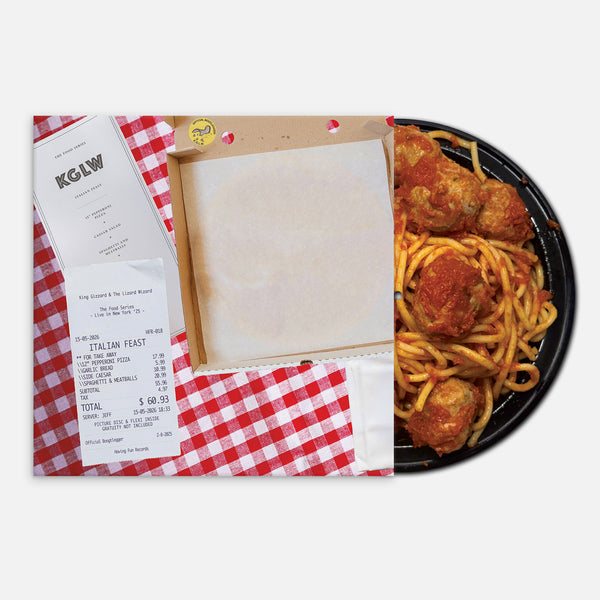 King Gizzard and The Lizard Wizard - Italian Feast - New LP Record 2026 Having Fun Pizza & Spaghetti + Meatballs Picture Disc Vinyl, Caesar Salad flexi 7" & napkin - Psychedelic Rock - Shuga Records