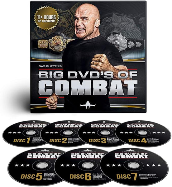 Bas Rutten's - Big DVDs of Combat - Mint- 7x DVD Box Set - Shuga Records