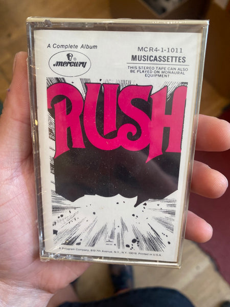 Rush - Rush - New Sealed Cassette 1974 Mercury USA Original Tape - Prog Rock / Hard Rock - Shuga Records