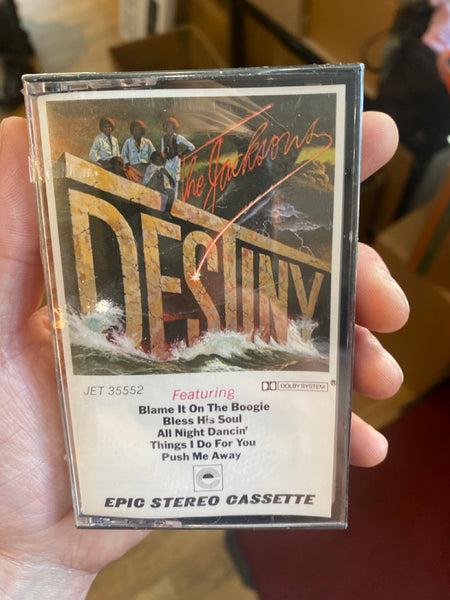 The Jacksons ‎- Destiny - New Sealed Cassette 1978 Epic USA Original Tape - Disco / Soul / Pop - Shuga Records