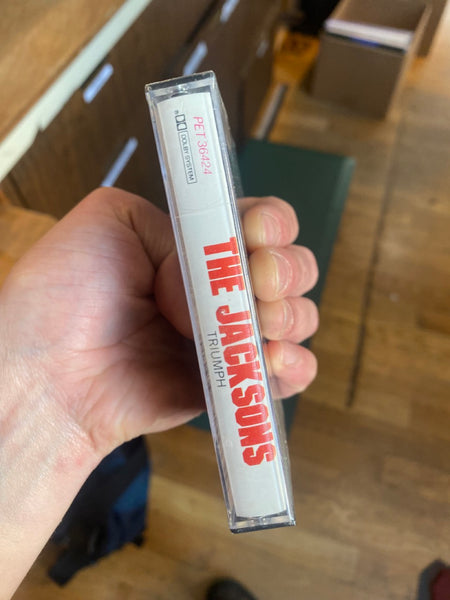 The Jacksons - Triumph - New Sealed Cassette 1980 Epic USA Original Tape - Synth-pop / Soul / Disco - Shuga Records
