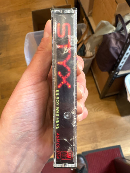 Styx - Kilroy Was Here - New Sealed Cassette 1983 A&M Tape - Rock - Shuga Records