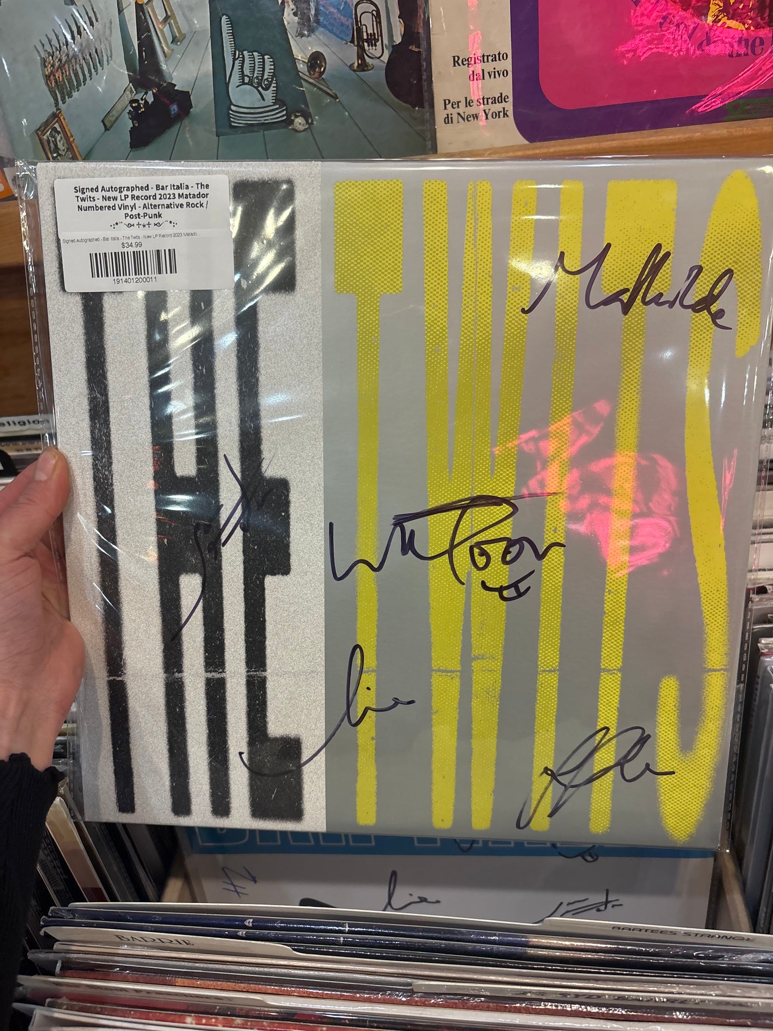 Signed Autographed - Bar Italia - The Twits - New LP Record 2023 