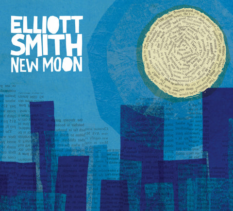 Elliot Smth - New Moon (2007) - New 2 LP Record 2024 Kill Rock Stars Metallic Silver Vinyl - Indie Rock / Folk Rock