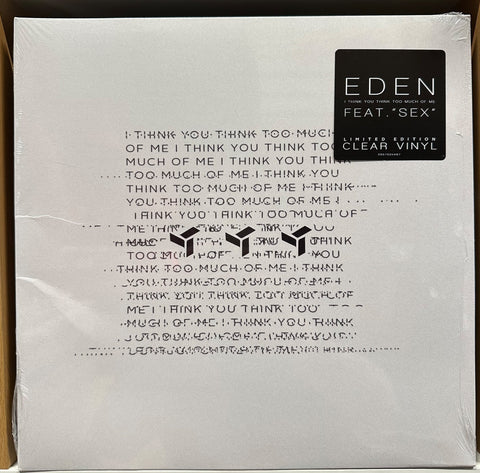 EDEN ‎– I Think You Think Too Much Of Me - New EP Record 2016 Astralwerks Clear Vinyl - Indie Pop