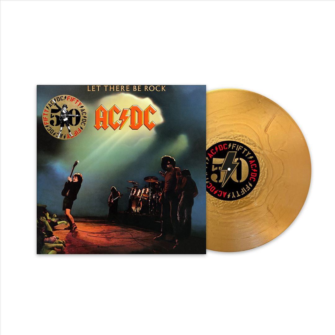 AC/DC - Let There Be Rock (50th Anniversary Edition) - New LP Record 2024 Columbia Gold Vinyl - Hard Rock - Shuga Records
