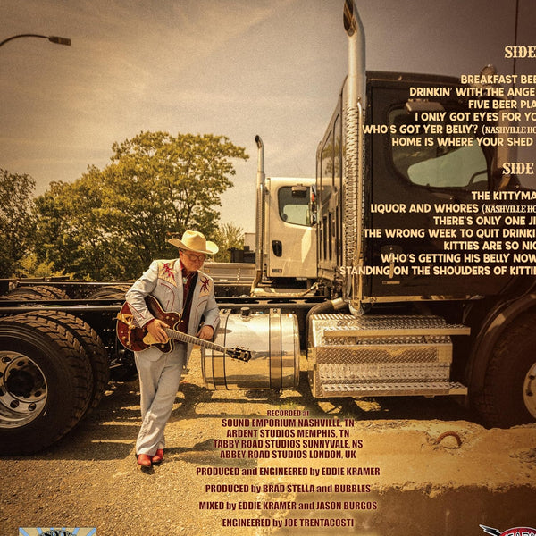 Bubbles And The Shitrockers - Longhauler The Best Of Bubbles And The Shitrockers - New LP Record 2024 Swearnet Sunnyvale Trailer Park Black Vinyl - Country Rock / Blues Rock
