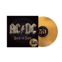 AC/DC - Rock Or Bust (50th Anniversary Edition) - New LP Record 2024 Columbia Gold Vinyl - Hard Rock - Shuga Records