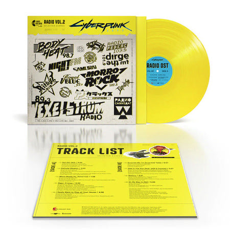 Various Artists - Cyberpunk 2077 Radio Vol.2 - New LP Record 2024 Lakeshore Opaque Yellow Vinyl - Video Game Soundtrack