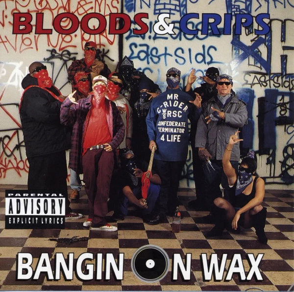 Bloods and Crips - Bangin On Wax (1993) - New 2 LP Record 2024 RSD Black Friday Dangerous Blue & Red Vinyl - Hip Hop - Shuga Records