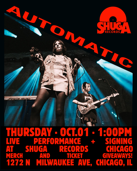 8/24/26 PRE-ORDER Meet & Greet Signing with AUTOMATIC - Is It Now? - New LP Record 2026 Stones Throw Blue & Black Split Vinyl - Pop - Shuga Records