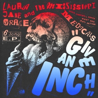 Laura Jane Grace (Against Me!) - Give An Inch - New EP Record 2024 Dial Back Sound Fun Dip" violet swirl Vinyl - Punk / Folk Punk - Shuga Records