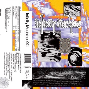 Infinity Machine - Infinity Machine 001 - New Cassette 2024 DFA Tape - Electronic / Ambient / New Age