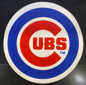 Limited Edition Vinyl Record Slipmat - Chicago Cubs - Shuga Records