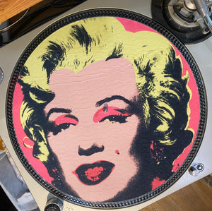 New Limited Edition Vinyl Record Slipmat - Andy Warhol - Marilyn Monroe - Shuga Records
