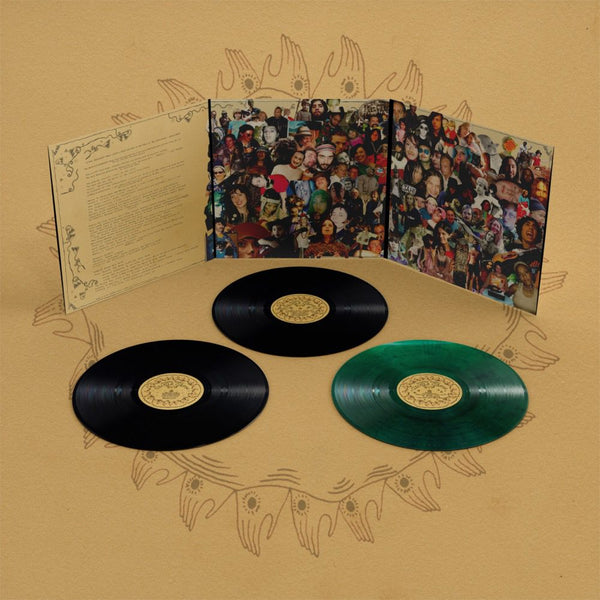 Devendra Banhart - Cripple Crow (2006) - New 3 LP Record 2025 Heavy Flowers Clear Black & Green Smoke Vinyl - Indie Rock / Freak Folk - Shuga Records