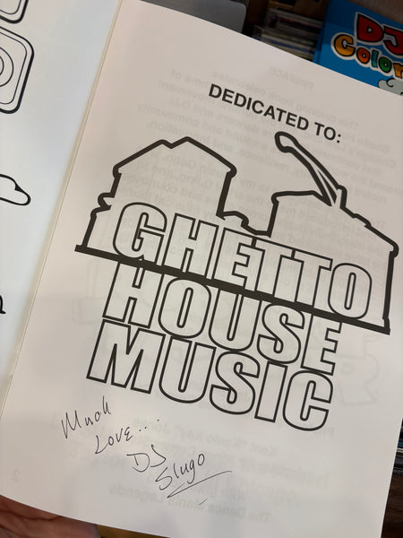 Signed Autographed DJ Slugo "Color The World" Coloring Book - Shuga Records