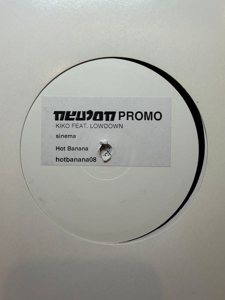Sinema - Maniak Fantasy - Mint- 12" Single Record 2004 Hot Banana France White Label Stamped Vinyl & Press Sheet - Electroclash / Electro - Shuga Records