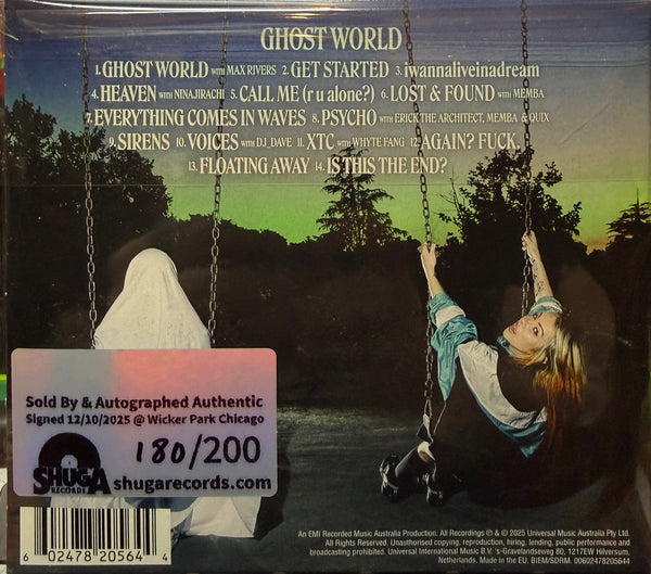 Extra Stock - Meet & Greet Signing Event - Alison Wonderland - Ghost World - New CD Record 2025 Europe Digisleeve Album - Electronic / Future Bass - Shuga Records