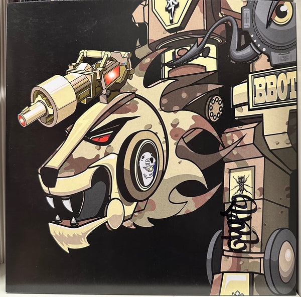 Signed Autographed - Super Seal 7 Pro - Conspiracy Cow (Right Arm) - VG+ 10" EP Record 2023 Dirty Style Clear with Purple Blob Vinyl - Hip Hop / DJ Battle Tool - Shuga Records