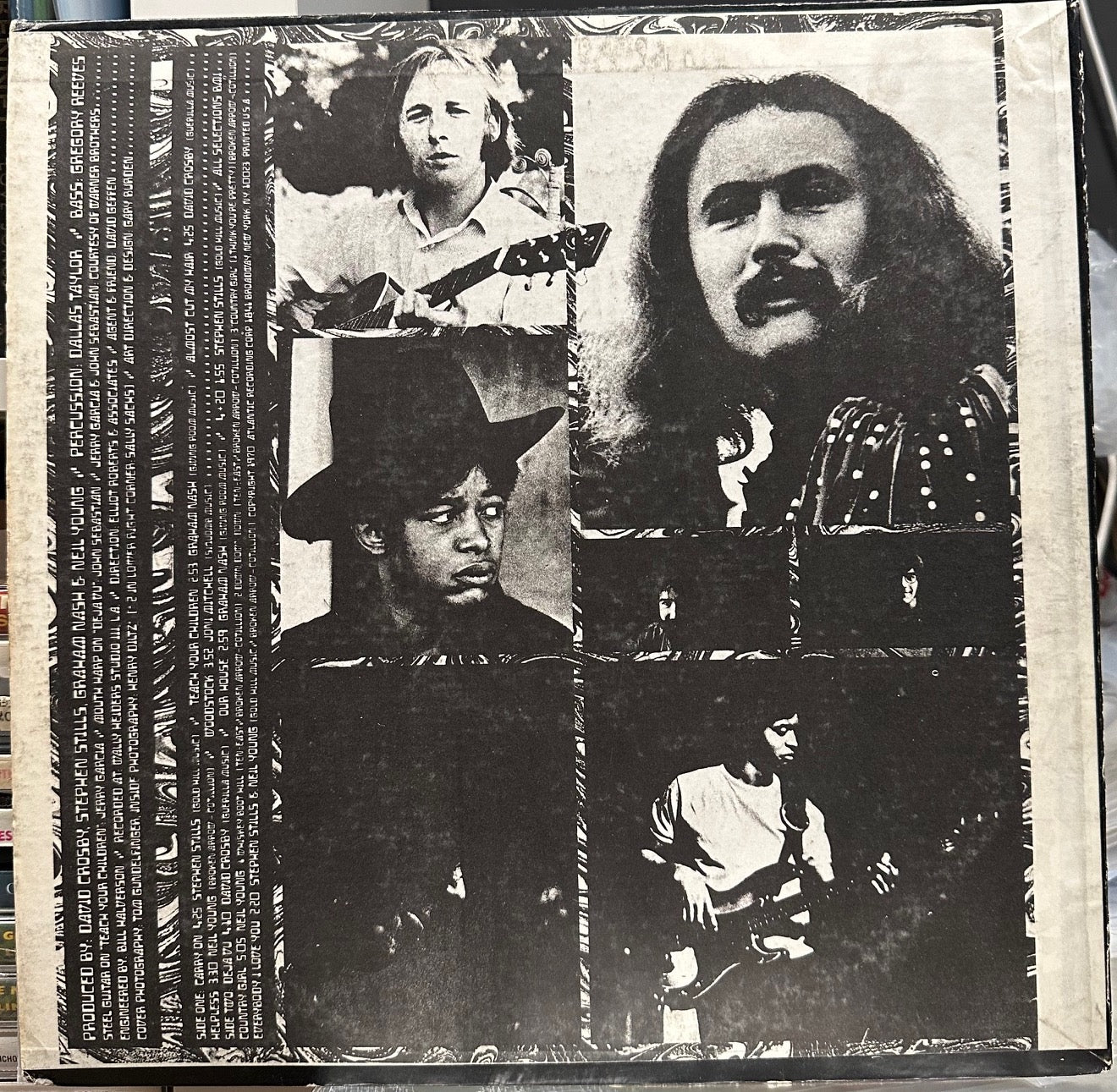 Crosby, Stills, Nash & Neil Young – Déjà Vu - VG LP Record 1970 Atlant