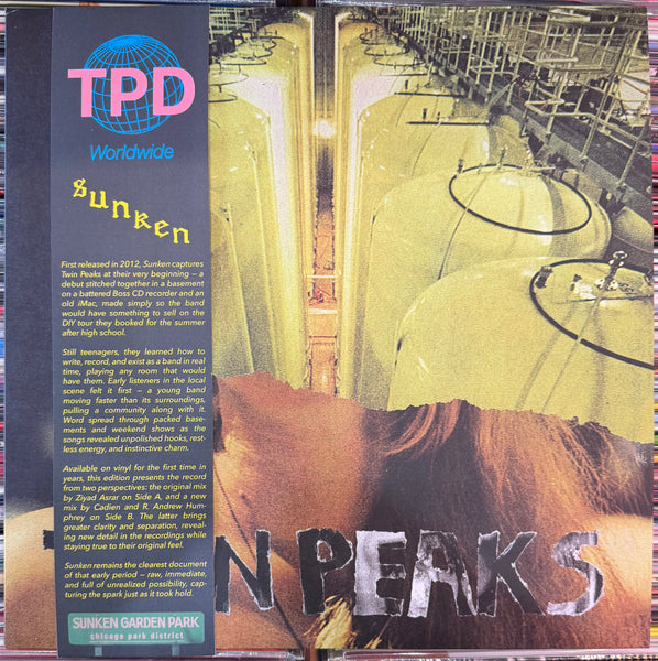 Twin Peaks - Sunken (2012) - New EP Record 2026 Shuga Record Cannabis Colored Vinyl, Poster, OBI & Numbered - Garage Rock / Lo-Fi - Shuga Records