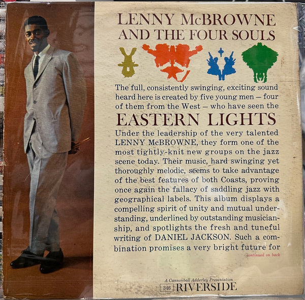 Lenny McBrowne And The Four Souls - Eastern Lights - VG+ LP Record 1960 Riverside Mono USA Vinyl - Jazz / Soul-Jazz - Shuga Records